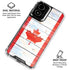 Canada Flag Light Wood Moto G Power 5G (2024) Clear Case